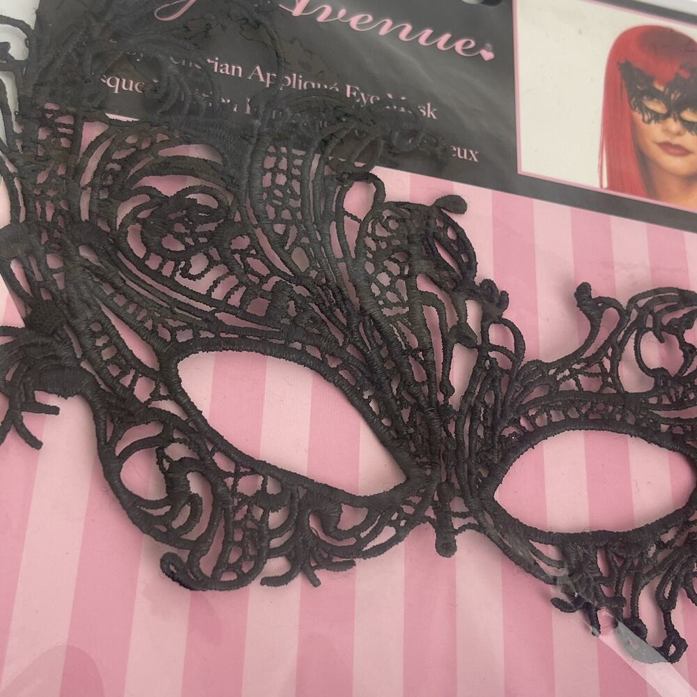 Black Lace Sexy Eye Mask Party Masquerade Mask Costume Party For Women, 1pc Mask - Picture 3 of 8